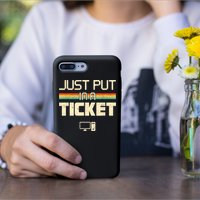 Just Put In A Ticket Fun Computer Help Desk IT Tech Support Permanent Decal Sticker