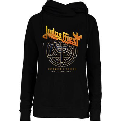 Judas Priest – Invincible Shield 2024 Birmingham Womens Funnel Neck Pullover Hood