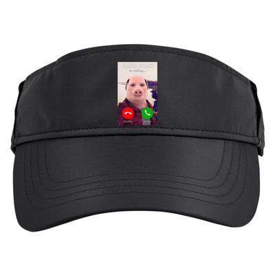 John Pork Is Calling Funny John Pork Meme Adult Drive Performance Visor