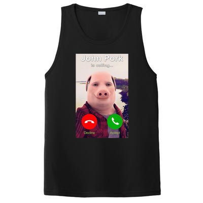 John Pork Is Calling Funny John Pork Meme PosiCharge Competitor Tank