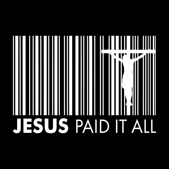 Jesus Paid It All Barcode Celebrating Easter Impact Tech Backpack