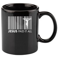 Jesus Paid It All Barcode Celebrating Easter 11oz C Handle Ceramic Mug