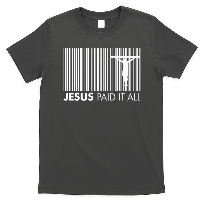 Jesus Paid It All Barcode Celebrating Easter T-Shirt