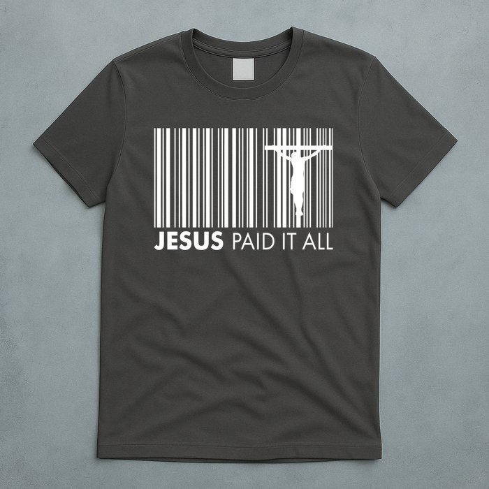 Jesus Paid It All Barcode Celebrating Easter T-Shirt