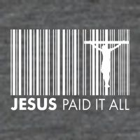 Jesus Paid It All Barcode Celebrating Easter Flatbill Hat