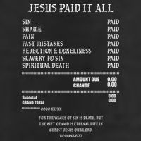 Jesus Paid It All Sin Shame Pain Past Mistakes Rejection Beanie
