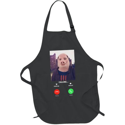 John Pork Is Calling Joke Funny John Pork Meme Women Full-Length Apron With Pockets