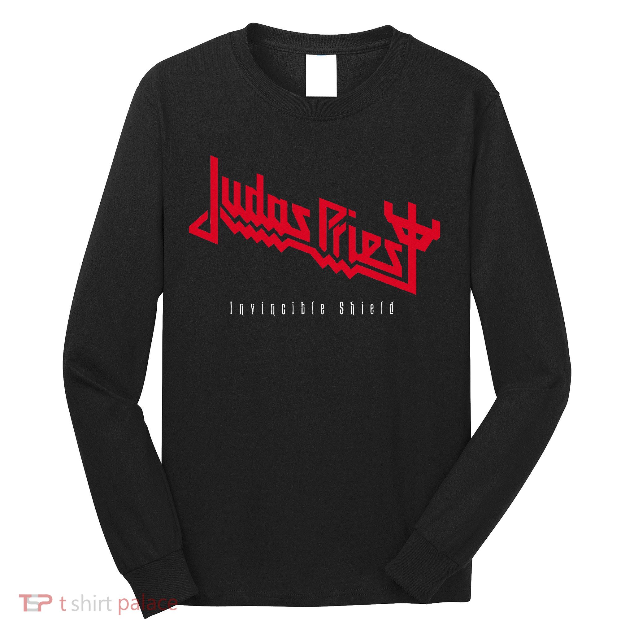 Judas Priest – Invincible Shield Red Long Sleeve Shirt