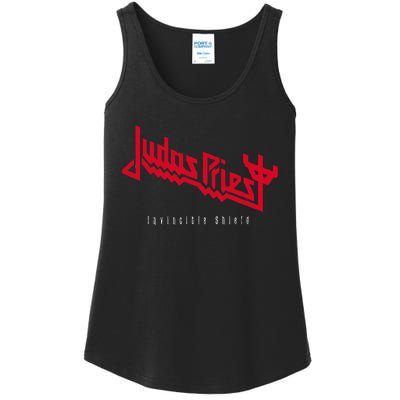 Judas Priest – Invincible Shield Red Ladies Essential Tank