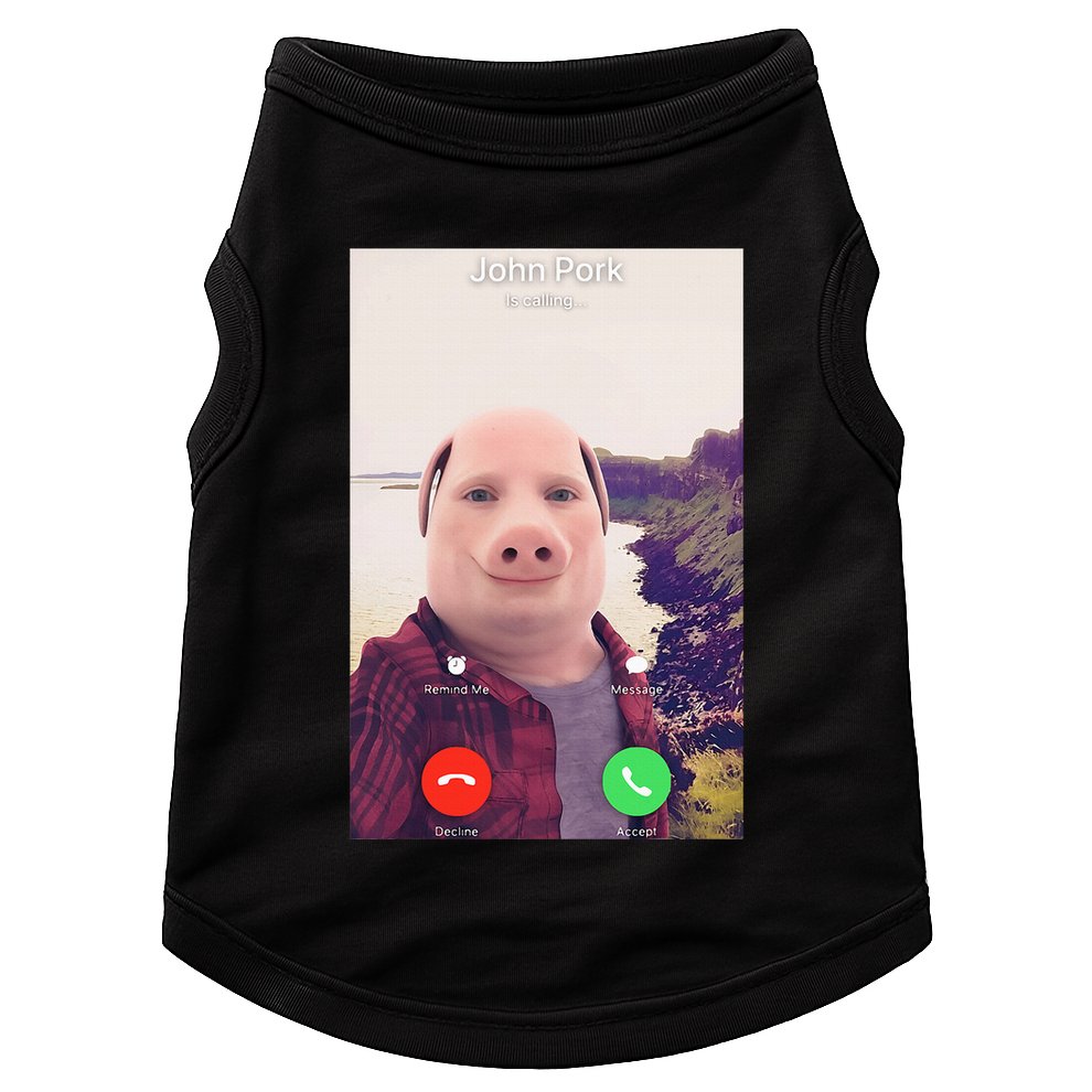 John Pork Is Calling Doggie Tank