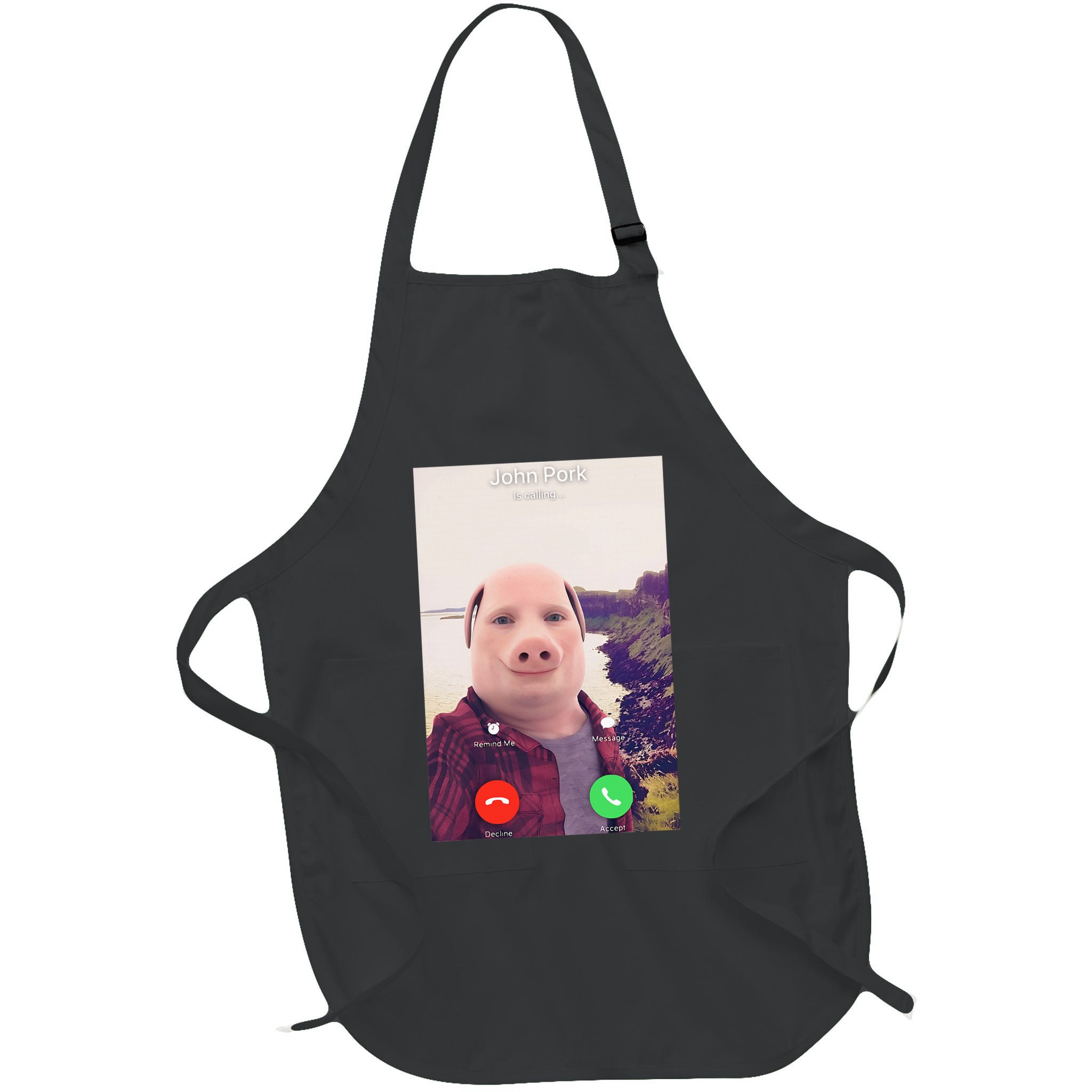 John Pork Is Calling Apron