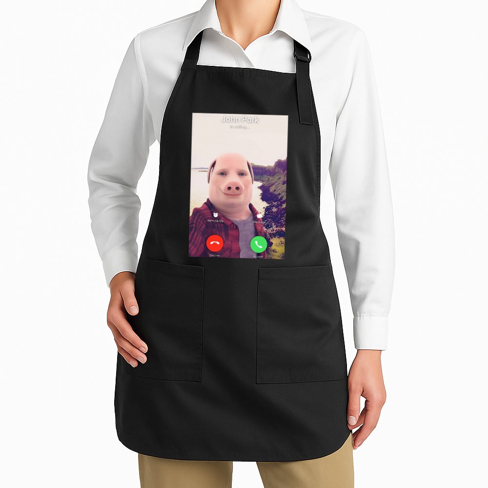 John Pork Is Calling Apron