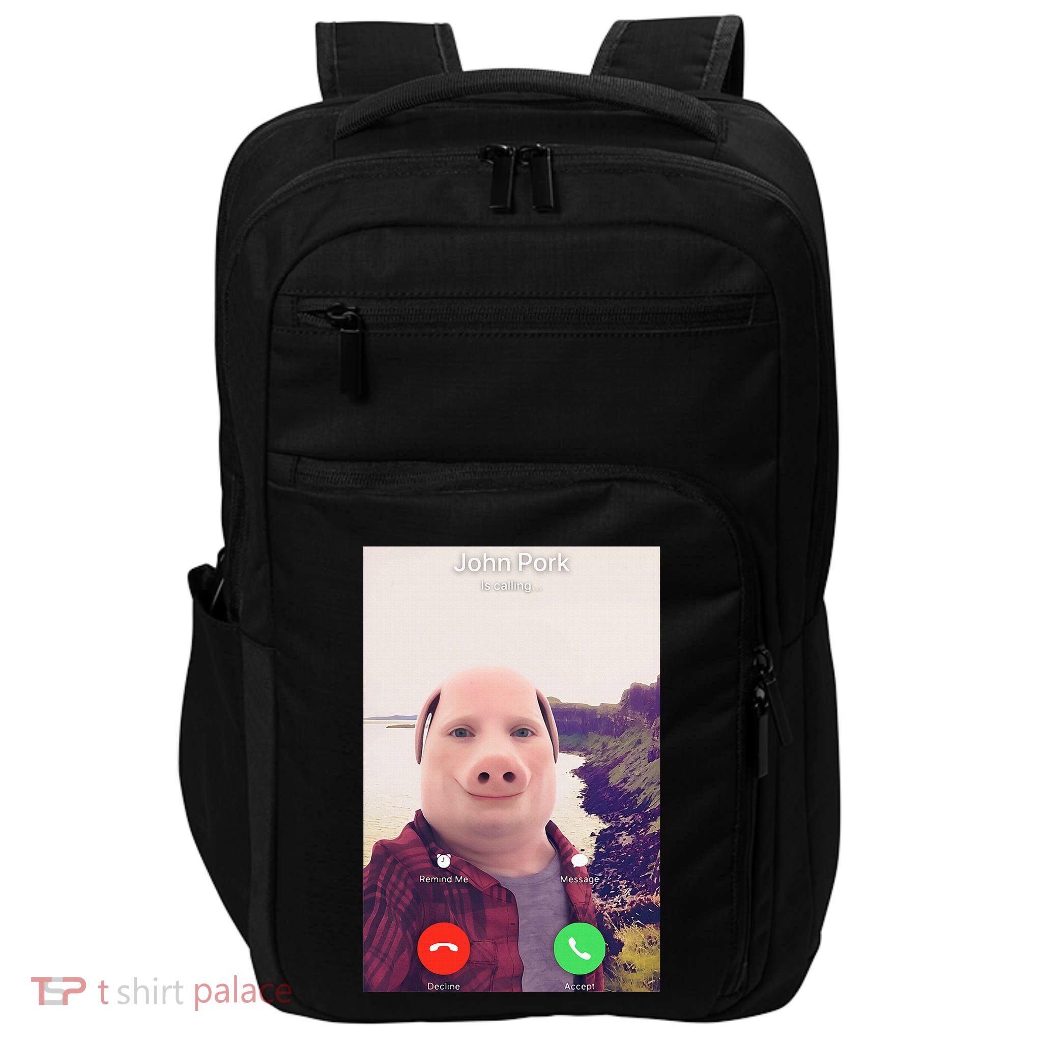 John Pork Is Calling Impact Tech Backpack