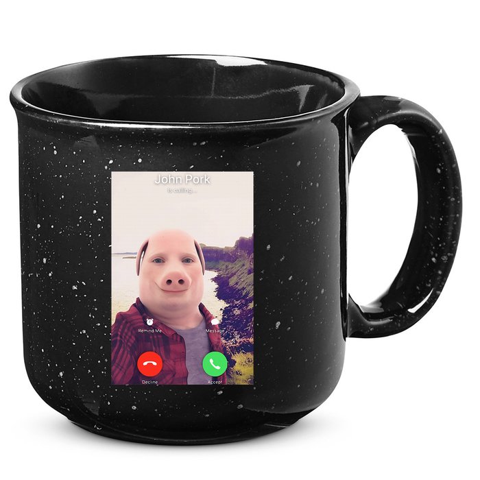 John Pork Is Calling 15oz Campfire Ceramic Mug