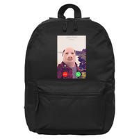 John Pork Is Calling 16 in Basic Backpack