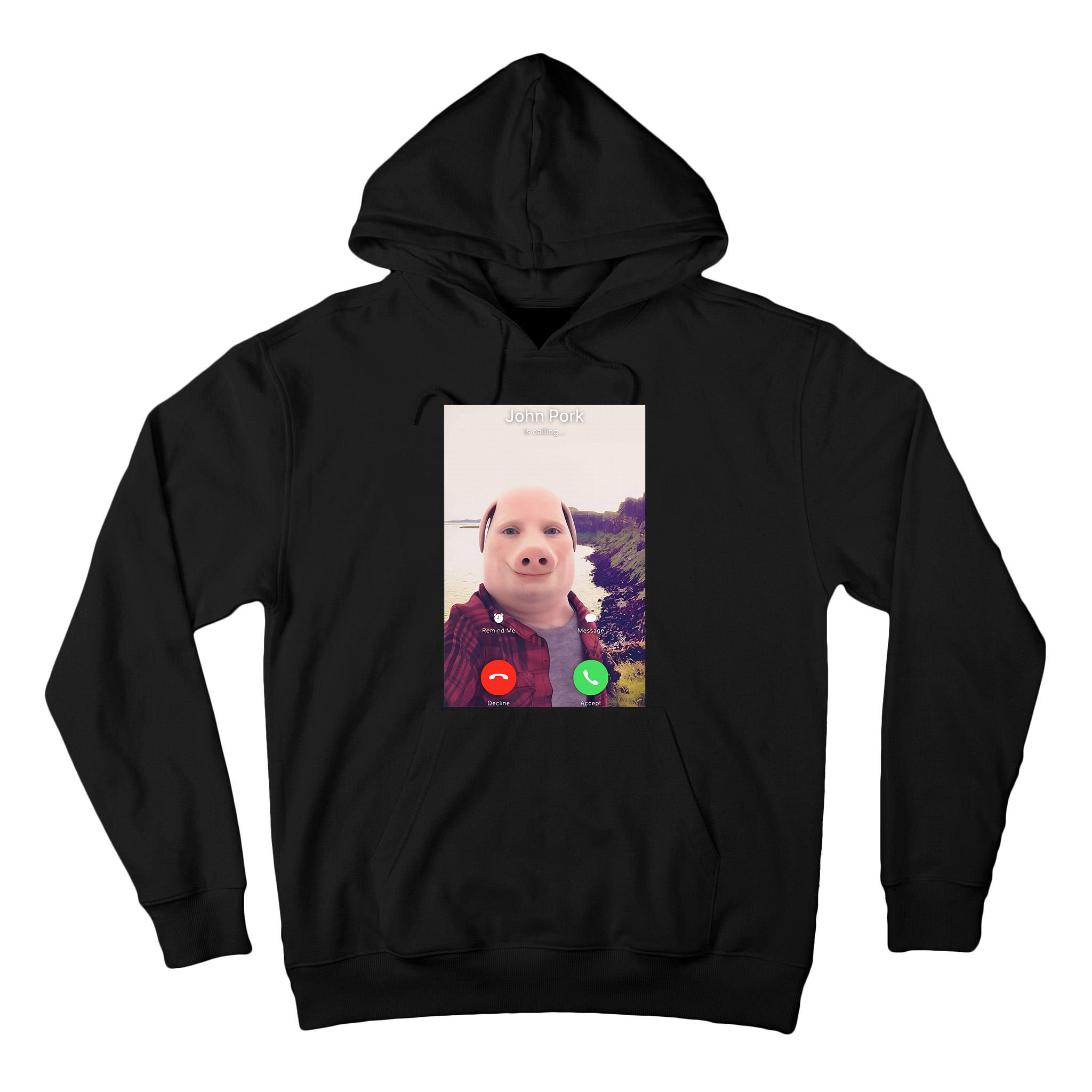 John Pork Is Calling Tall Hoodie