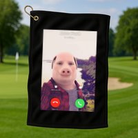 John Pork Is Calling Golf Towel