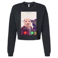 John Pork Is Calling Cropped Pullover Crew