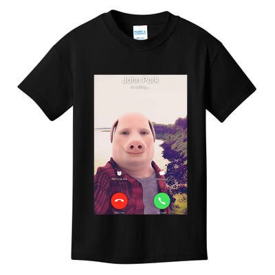 John Pork Is Calling Kids T-Shirt