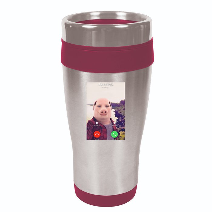 John Pork Is Calling 16oz Travel Tumbler