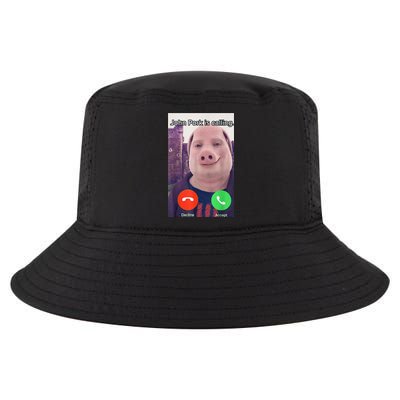 John Pork Is Calling Funny Answer Call Phone Cool Comfort Performance Bucket Hat