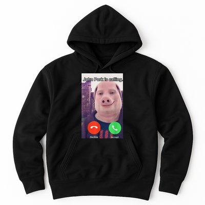 John Pork Is Calling Funny Answer Call Phone Hoodie