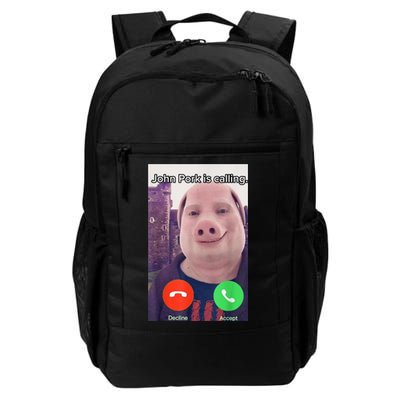 John Pork Is Calling Funny Answer Call Phone Backpack