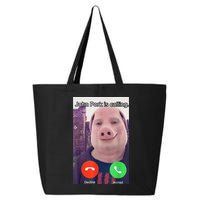 John Pork Is Calling Funny Answer Call Phone 25L Jumbo Tote