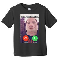 John Pork Is Calling Funny Answer Call Phone Toddler T-Shirt
