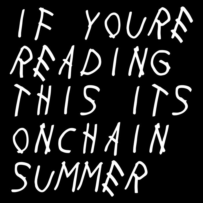 Jesse Pollak If YouRe Reading This ItS Onchain Summer Flat Bill Trucker Hat