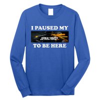 Joe Peeks I Paused My Call Of Duty Black Ops 6 To Be Here Long Sleeve Shirt