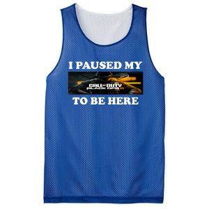 Joe Peeks I Paused My Call Of Duty Black Ops 6 To Be Here Mesh Reversible Basketball Jersey Tank