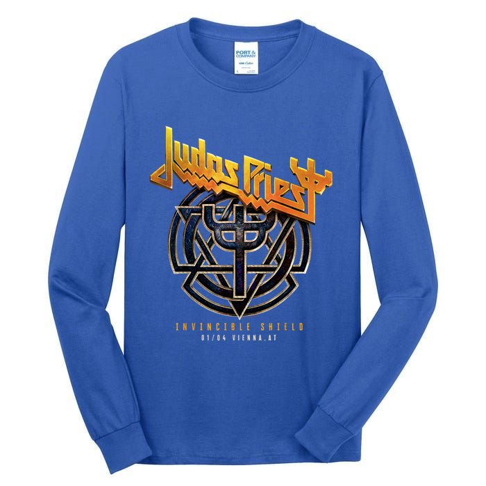 Judas Priest Invincible Shield 2024 Vienna Tall Long Sleeve T-Shirt