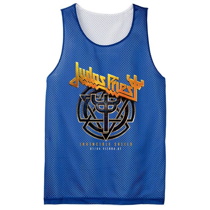 Judas Priest Invincible Shield 2024 Vienna Mesh Reversible Basketball Jersey Tank