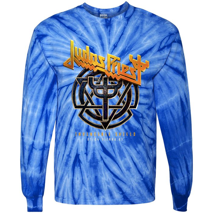 Judas Priest Invincible Shield 2024 Vienna Tie-Dye Long Sleeve Shirt