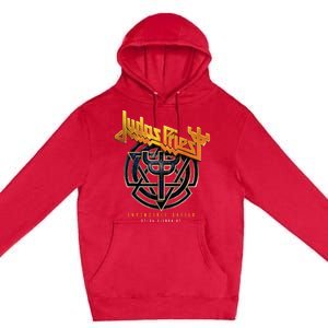 Judas Priest Invincible Shield 2024 Vienna Premium Pullover Hoodie