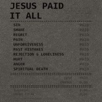 Jesus Paid It All Cotton Canvas Backpack