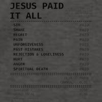 Jesus Paid It All Vector Backpack