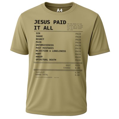 Jesus Paid It All Cooling Performance Crew T-Shirt