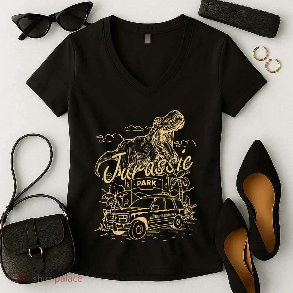 J.U.R.A.S.S.I.C Park Women's V-Neck T-Shirt