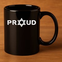 Jew Proud Jewish  11oz C Handle Ceramic Mug