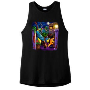 Jazz Parrots Ladies PosiCharge Tri-Blend Wicking Tank