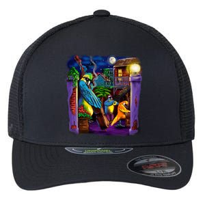 Jazz Parrots Flexfit Unipanel Trucker Cap