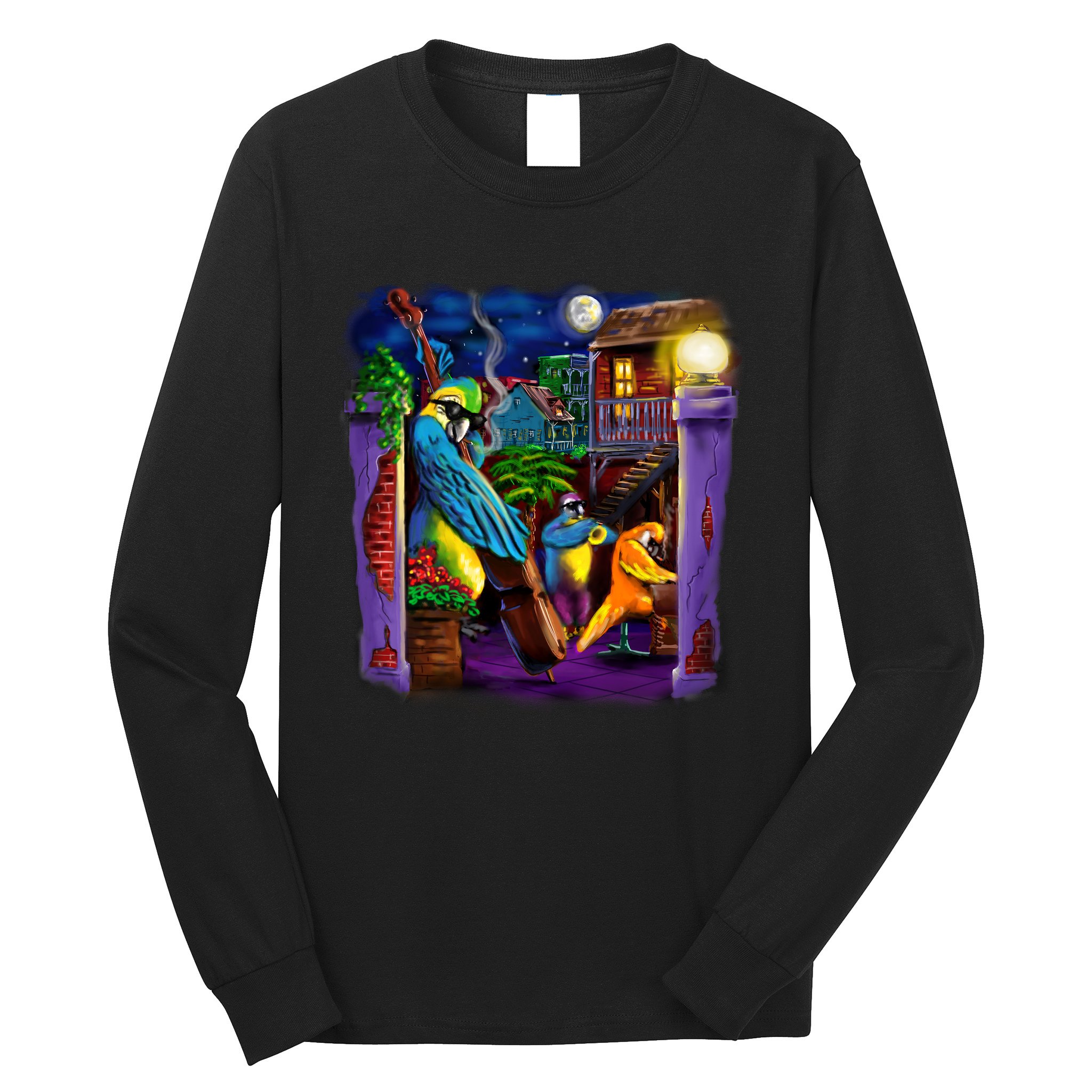 Jazz Parrots Long Sleeve Shirt