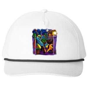 Jazz Parrots Snapback Five-Panel Rope Hat