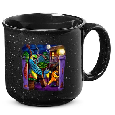 Jazz Parrots 15oz Campfire Ceramic Mug