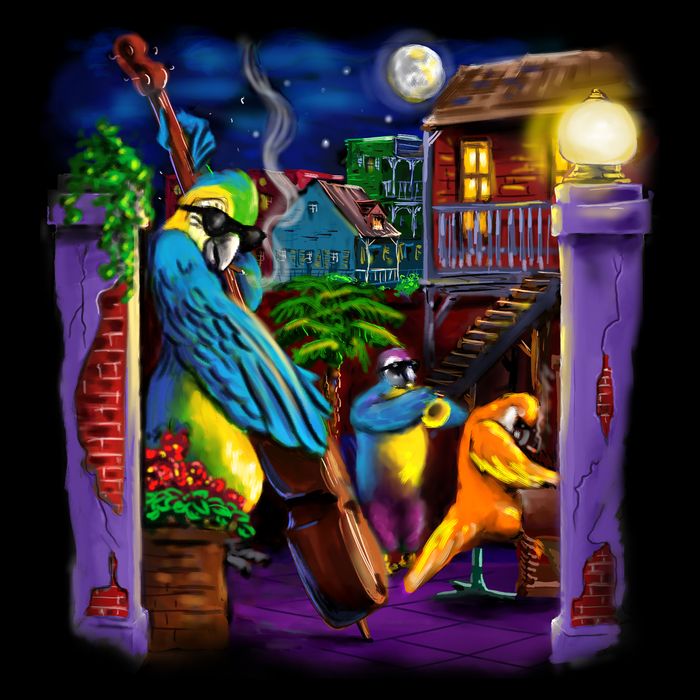 Jazz Parrots Bag