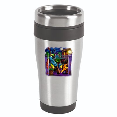 Jazz Parrots 16oz Travel Tumbler