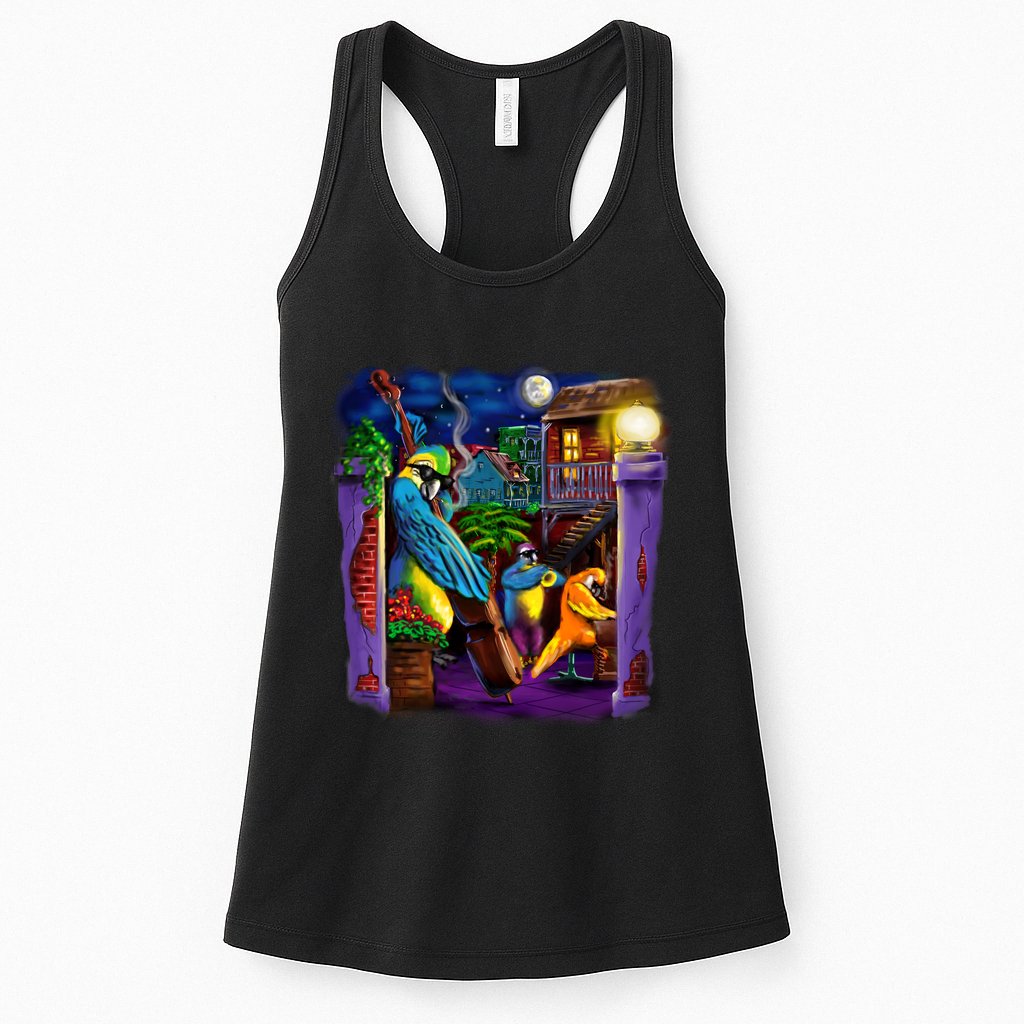 Jazz Parrots Womens Tank Top