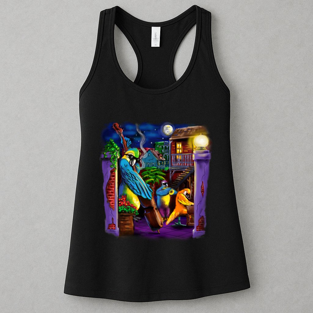 Jazz Parrots Womens Tank Top